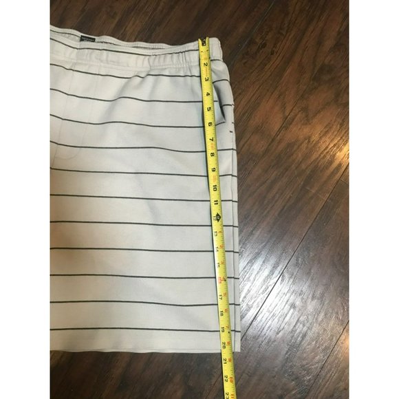 MSX By Michael Strahan Men's High Rise Gray Athletic Double Knit Shorts - Picture 8 of 11